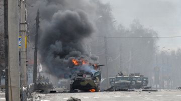 Fuerzas ucranianas defienden la región de Kharkiv.
