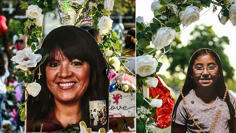 Los 19 niños muertos en la escuela Robb.