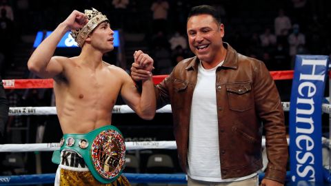 Ryan Garcia y Oscar de la Hoya