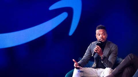Patrice Evra durante su intervención en Amazon Prime Video.