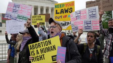 Manifestantes a favor y contra el aborto arribaron a la Corte Suprema.