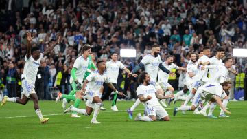 Los jugadores del Real Madrid festejaron a lo grande el pase a la final de la Champions.