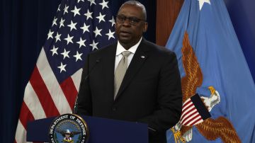 Secretary Austin And General Milley Hold Press Briefing At The Pentagon