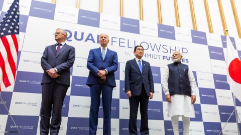 Biden durante su visita a Japón.