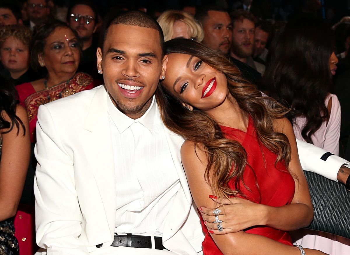 Chris Brown y Rihanna.
