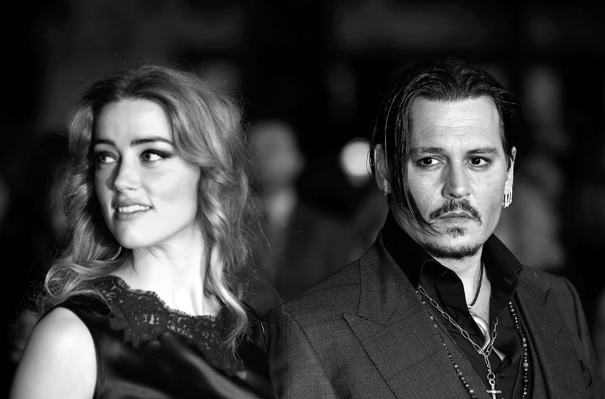 La actriz Amber Heard y Johnny Depp.