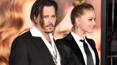 Johnny Depp y Amber Heard.