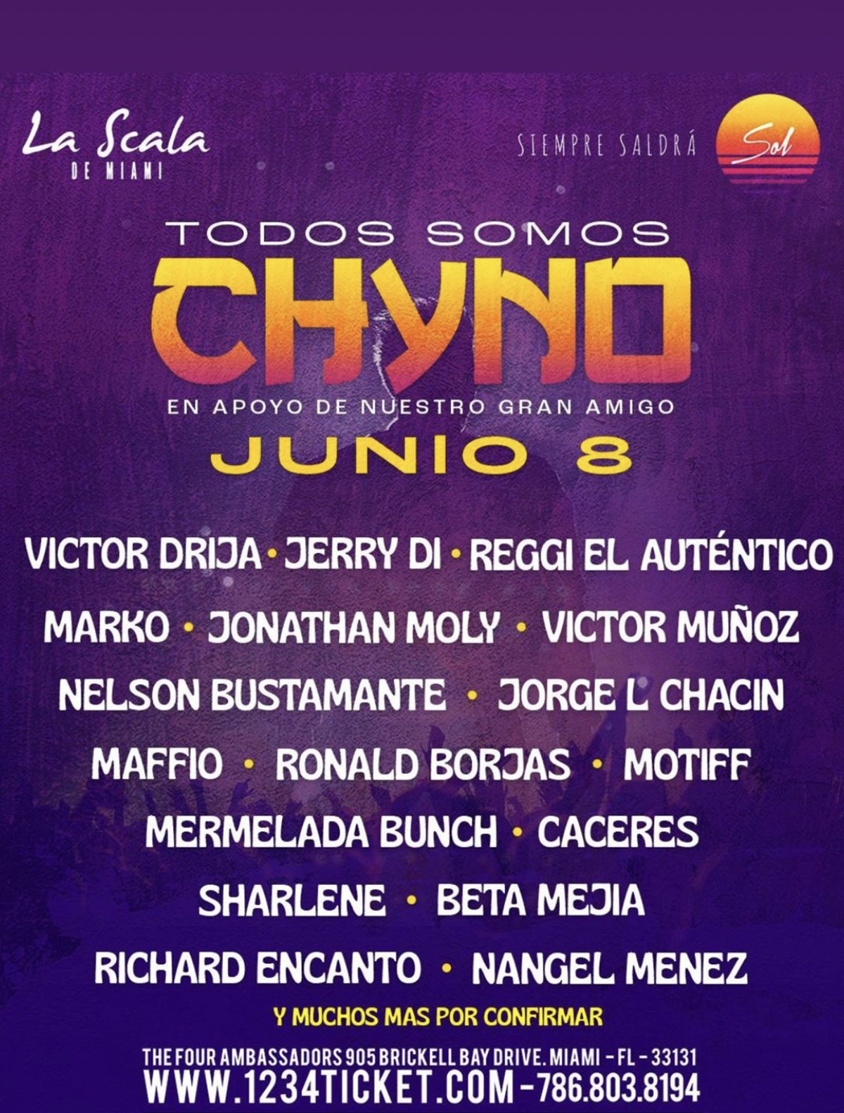 They organize a concert for Chyno's health