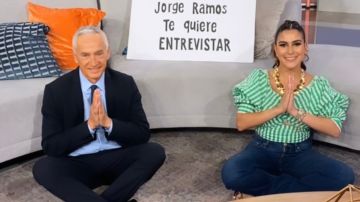 Jorge Ramos y Jessica Rodríguez le pide así a Bad Bunny una entrevista