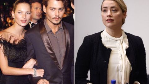 Amber Heard afirma que Johnny Depp "empujó a Kate Moss por las escaleras".