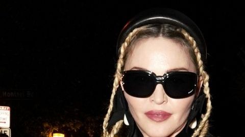 Madonna y el Papa Francisco.