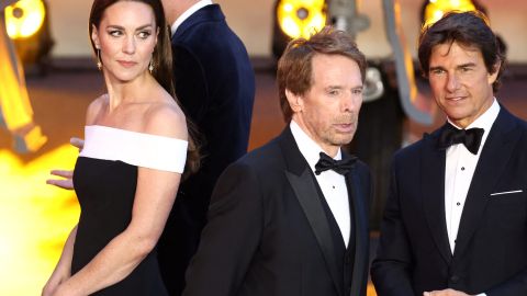 Tom Cruise y la duquesa de Cambridge en Londres.