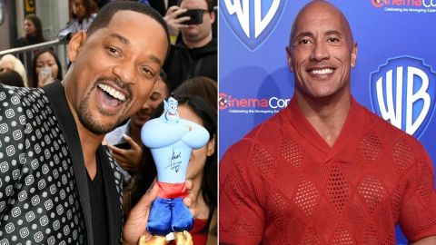 Will Smith y Dwayne Johnson.