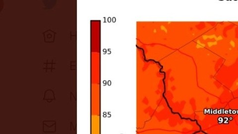 Pronóstico caliente para hoy sábado.