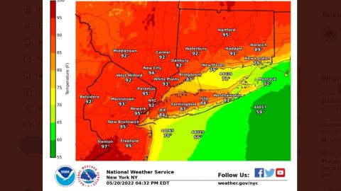 Pronóstico caliente para hoy sábado.