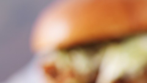 Sándwich de carne deshebrada de cerdo