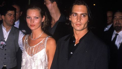 Kate Moss y Johnny Depp.