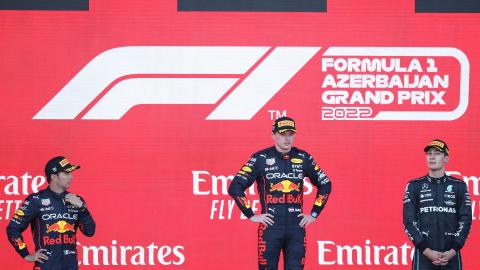 Max Verstappen se llevó el primer lugar de la carrera.