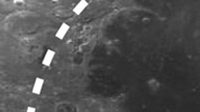 Las cúpulas de Gruithuisen en la superficie lunar.