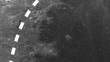 Las cúpulas de Gruithuisen en la superficie lunar.