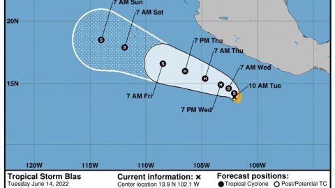 Blas depresion tropical