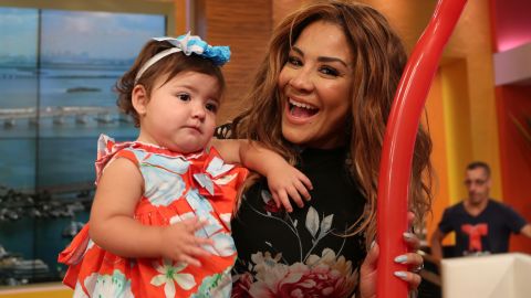 La hija de Carolina Sandoval, Amalia Victoria, cumplió seis años