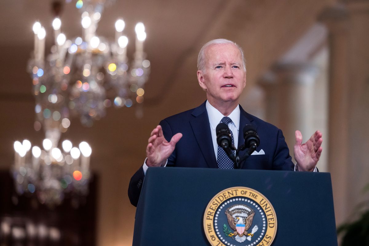 Joe Biden habla a la nación sobre los "trágicos tiroteos masivos recientes". 