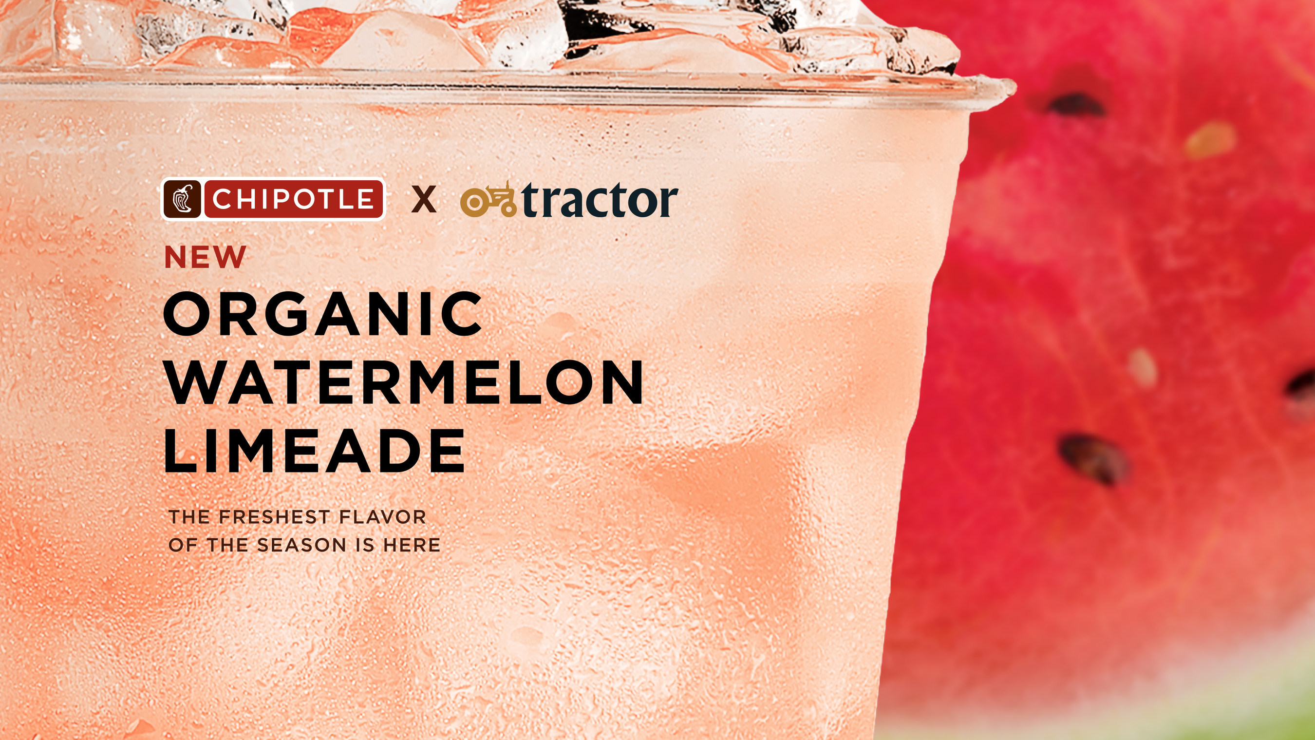 Chipotle lanza por tiempo limitado la Watermelon Limeade, una bebida de temporada