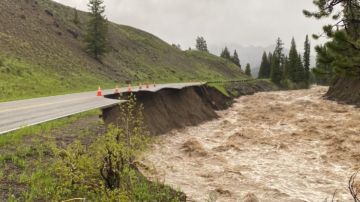 Cerrado el Parque Nacional de Yellowstone por inundaciones sin precedentes; hay casas y puentes destruidos