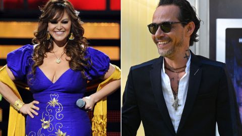 Jenni Rivera y Marc Anthony.