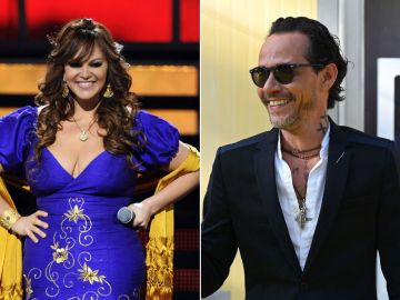 Jenni Rivera y Marc Anthony.