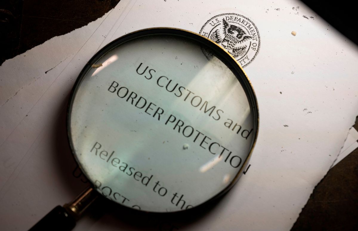 Documentos de la Agencia de Aduanas y Protección Fronteriza (CBP) en Nueva York, 2019.