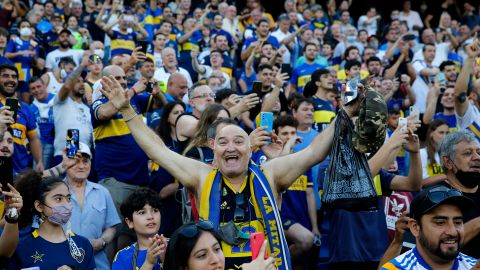 El hecho se registró en la tribuna de La Bombonera.