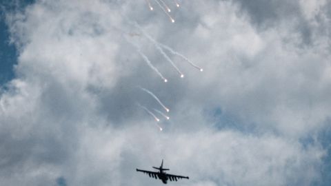 El avión Su-25 se estrelló en la región de Rostov.