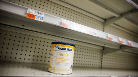 Llegará cerca de 1 millón de libras de fórmula infantil Gerber Good Start Gentle desde una planta de Nestlé en México.