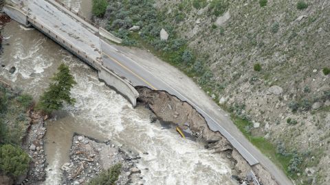 Inundaciones históricas en el Parque Nacional de Yellowstone.