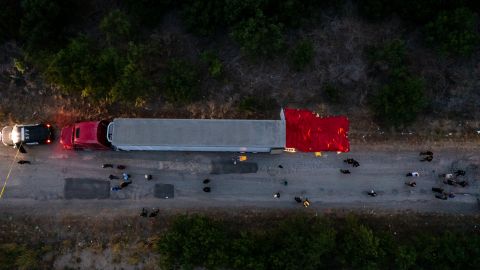 Inmigrantes sofocados camion Texas