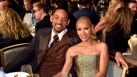 El actor Will Smith junto a su esposa, Jada Pinkett.