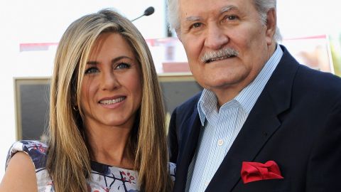 Jennifer Aniston y su padre John Aniston