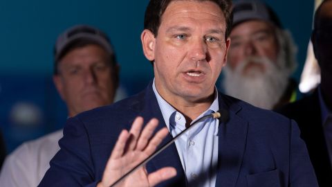 Florida Gov. DeSantis Holds Press Conference In West Palm Beach