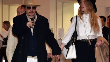 El actor Johnny Depp junto a Amber Heard en el año 2015.