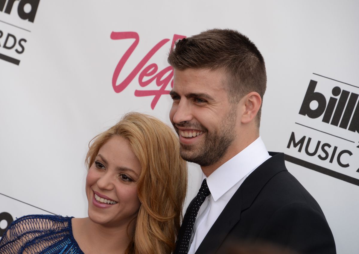 La cantante Shakira junto a Gerard Piqué.