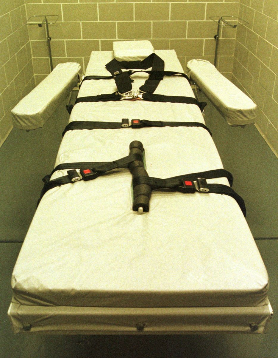 El cuarto para administrar la inyección letal en la cárcel de Florence, Arizona.  