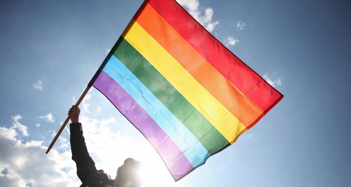 Bandera del orgullo LGBT.