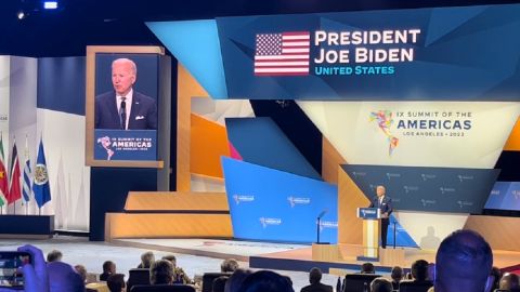 El presidente Joe Biden hizo un llamado a "trabajar juntos" en la Cumbre de las Américas.