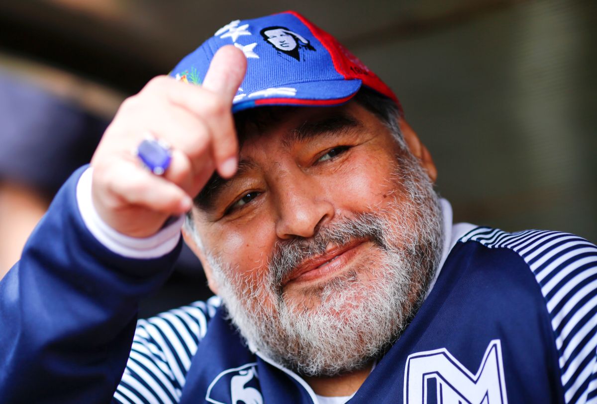 Maradona en 2019. 
