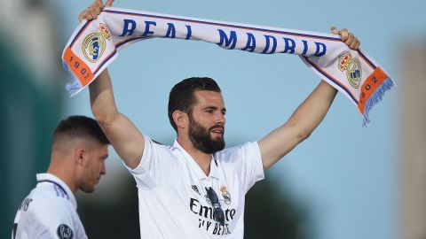 Real Madrid CF Celebrates Winning The UEFA Champions League Final 2021/22