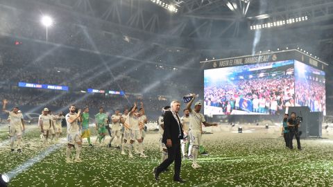 Real Madrid CF Celebrates Winning The UEFA Champions League Final 2021/22