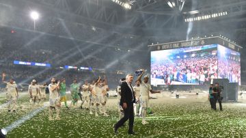 Real Madrid CF Celebrates Winning The UEFA Champions League Final 2021/22
