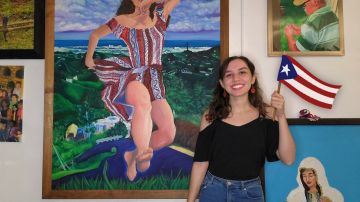 Brithney Rivera, ganadora de una de las becas del Desfile Nacional Puertorriqueño 2022